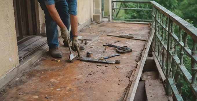 Renowacja starego balkonu — kiedy wymienić hydroizolację